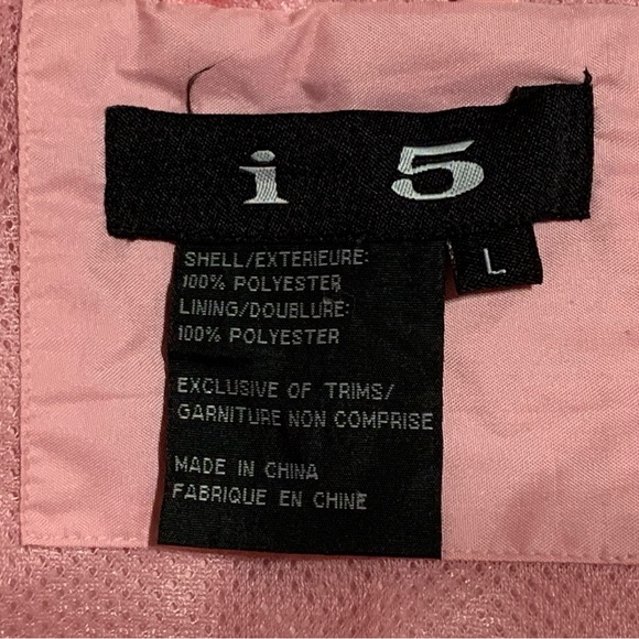 Women’s Pink i 5 Jacket Size Lg - Picture 3 of 7